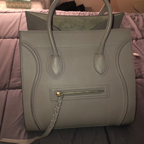 Celine bag in matte dark grey - Picture 7 of 7